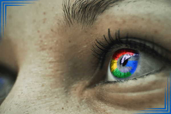 Google in eye ball